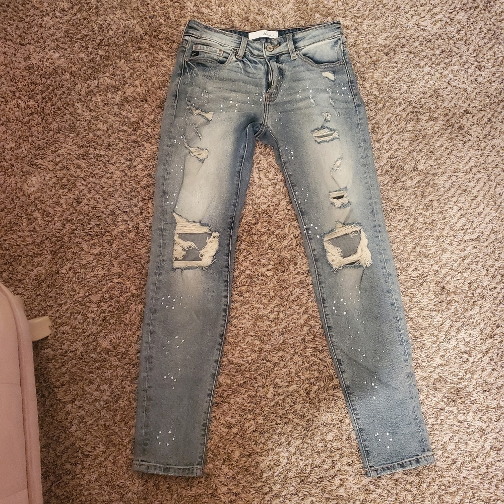 Paint Splatter Kancan Jeans, Kancan Jeans, Paint Splatter Jeans